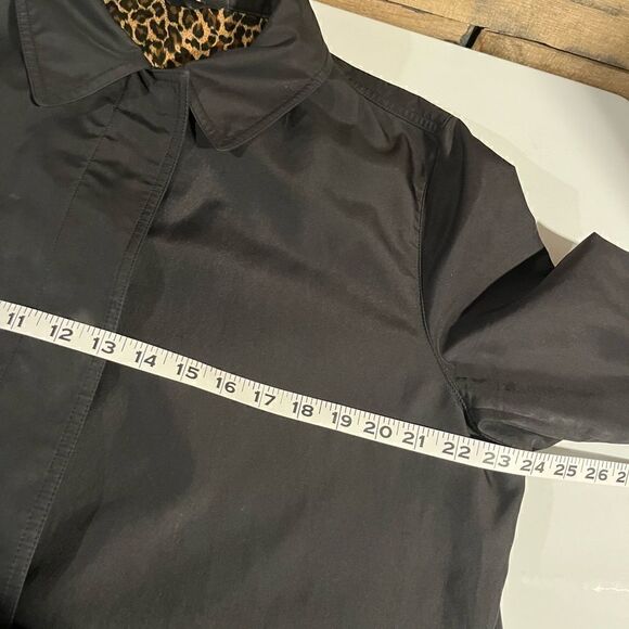 Ultex Design leopard lined 3/4 length raincoat - Picture 7 of 9